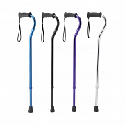 Aluminum offset canes